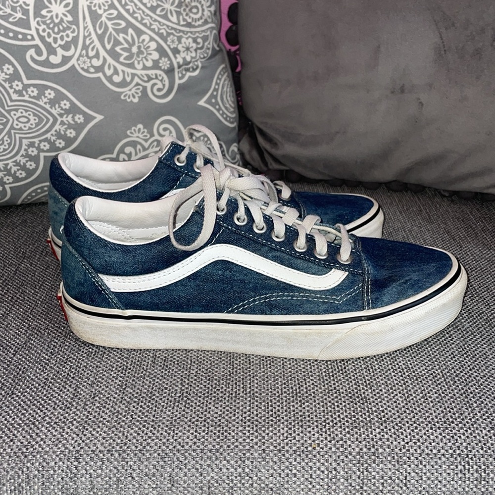 Old Skool Acid Denim Vans 🦋